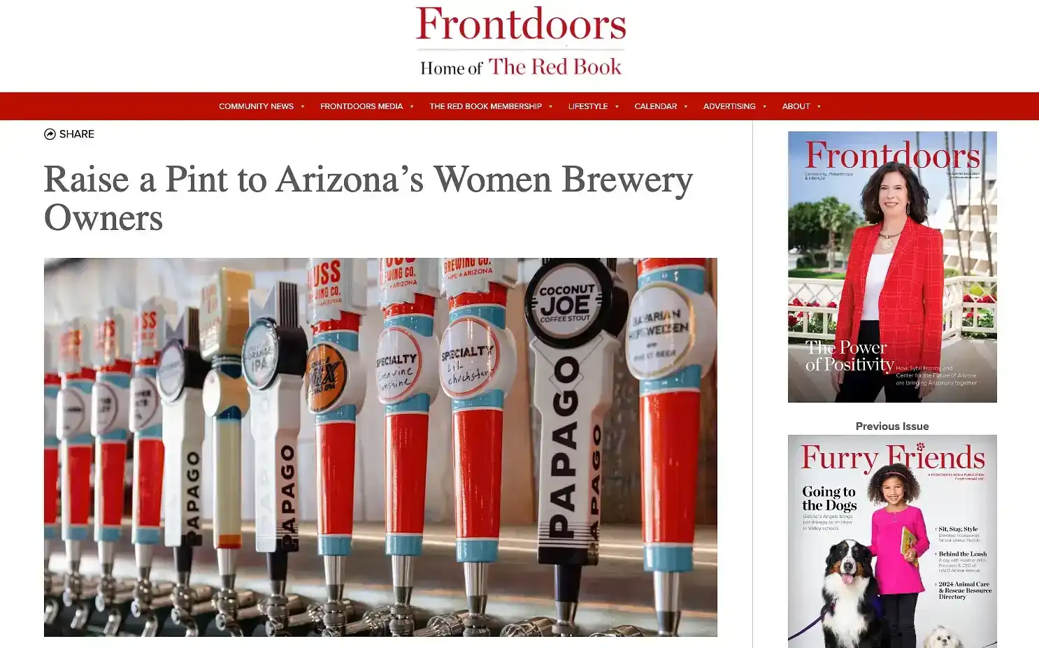 Front Doors Media: Raise a Pint to Arizona’s Women Brewery Owners