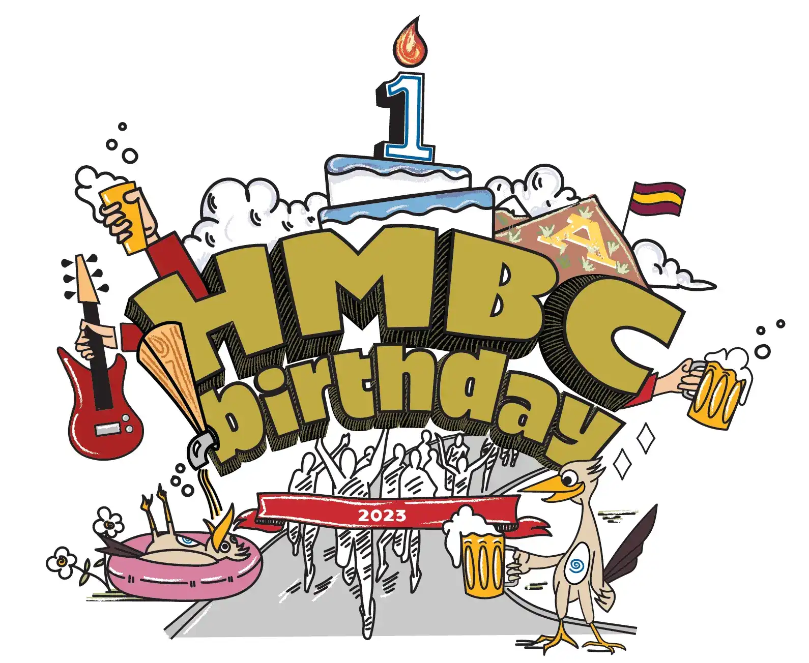 Hundred Mile Brewing Co's First Year Birthday in Tempe, AZ